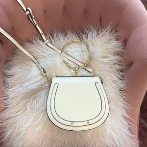 Gorgeous Cream Crossbody and wristlet handbag